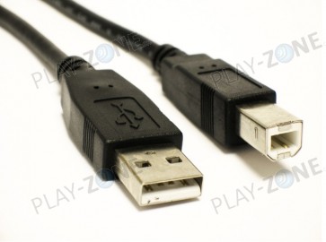HiSpeed USB Kabel 2.0 A-B/1.5M Schwarz