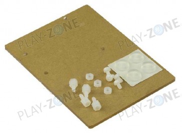Acryl mounting plate for breadboard and Arduino