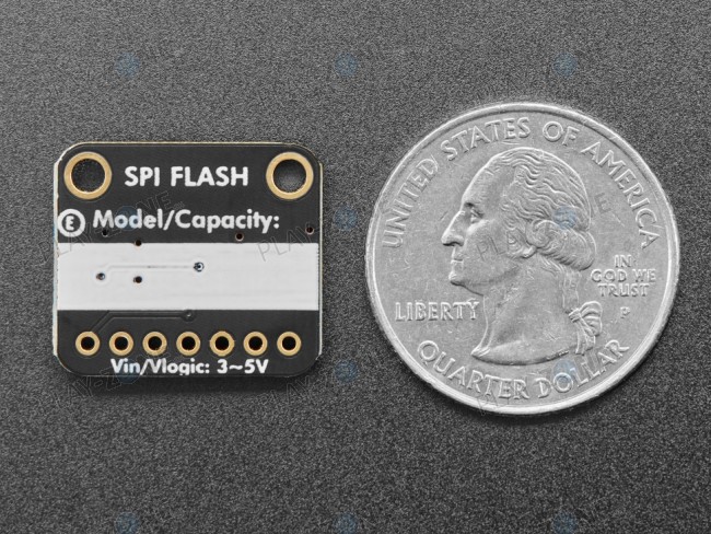 Play-Zone.CH Adafruit SPI FLASH Breakout - W25Q16 - 16 Mbit / 2 MByte