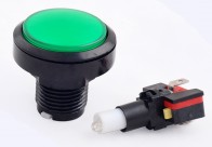 Arcade Button 46mm - illuminated - Green