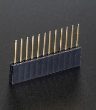 Feather Stacking Headers - 12-pin female headers
