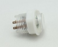 Arcade Button 24mm - White translucent with LED