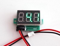Adafruit Mini 2-wire Volt Meter (3.2 - 30 VDC)  Green