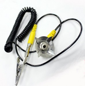 ESD-Band mit Krokodilklemme und Bananenstecker