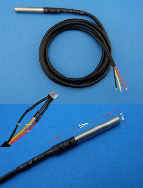 DS18B20 Digitaler Temperatursensor Wasserdicht - 1M