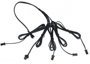 JST-SM 2 Pin Male to 5 x 2 Pin Female Splitter 120cm
