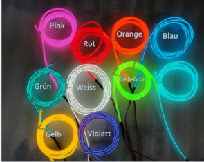 EL Wire 2.3mm / Orange / per Meter