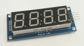 4Zeichen Segment-Display (Rot) mit TM1637 Treiber IC