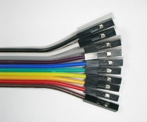 Jumperkabel (30cm) F/F 10 Stk. - 24AWG