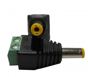 DC Barrel Jack Adapter - Male 2.1mm - EIAJ-04