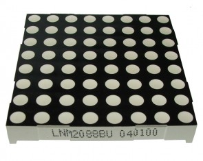 Ultra Bright 8x8 LED-Matrix Rot, 6x6cm
