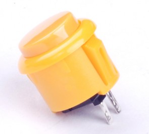 Arcade Button 24mm - Yellow