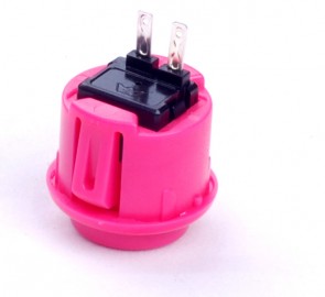 Arcade Button 24mm - Pink