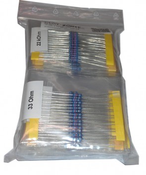 E6 Widerstands-Sortiment Basic 15 Stk. x 31 Werte / 465 Stk.