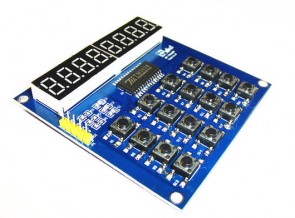 Character Display / Button Modul mit TM1638