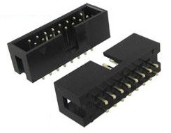 2x8 Pin Shrouded Header DIN 41651 RM 2.54mm