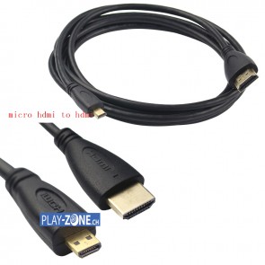 microHDMI -> HDMI Kabel / FullHD / 2 Meter