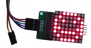 8x8 LED Matrix Breakout mit MAX7219 IC / Assembliert