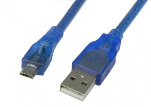 HiSpeed USB Kabel 2.0 A -> Micro 5-Pin 30CM/Blau 
