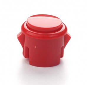 Arcade Button 33mm - Wine Red