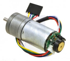 Pololu 75:1 Gearmotor 25Dx54L / LP 6V & 48 CPR Encoder