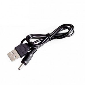 Cable USB to DC-Plug (3.5x1.35mm) 50cm Black