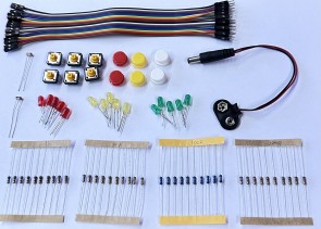 Bauteile Starter Set Basic für FPGA oder Arduino Projekte - 88 Teile