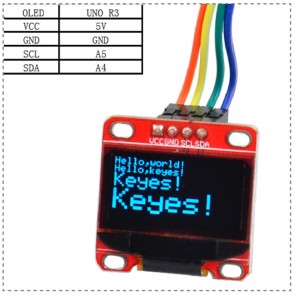 Keyes OLED Modul 0.96",128 x 64 Pixel, I2C, Blau