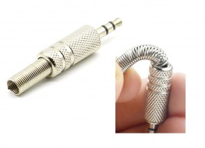 Klinkenstecker 3.5mm / Stereo / Metall, Lötversion