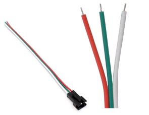 JST-SM Connector with Cable / 3Pin / Male 10CM