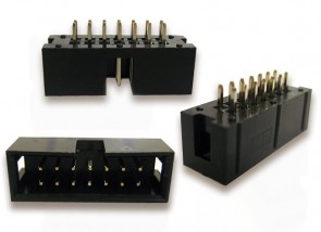 2x7 Pin Shrouded Header DIN 41651 RM 2.54mm