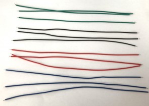 12 Stk.Lötkabel 20cm, fertig abisoliert und verzinnt.