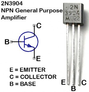 10 Pcs. 2N3904 NPN Bipolar Transistor
