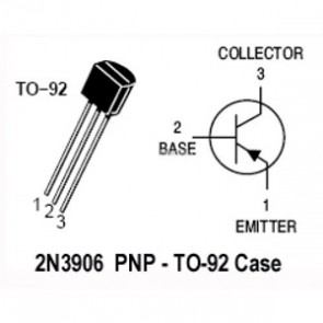 10 Pcs. 2N3906 PNP Bipolar Transistor