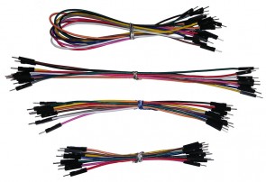 Jumperkabel 40 Stk. (10-30cm) M/M - 22AWG