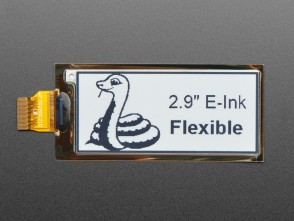 2.9" Flexible 296x128 Monochrome eInk / ePaper Display - UC8151D Chipset