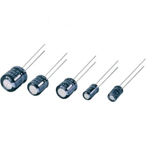 Alu-Elko radial 1000μF 25 VDC 105°
