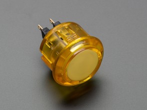 Arcade Button 30mm - Yellow translucent