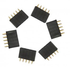 Female Pin Header 5Pin, 2.54mm
