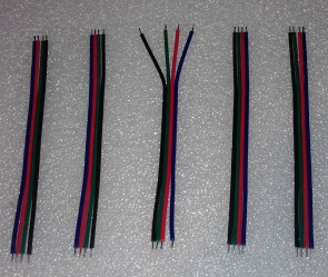 20 Stk. Lötkabel, fertig abisoliert und verzinnt. 15cm - 22AWG