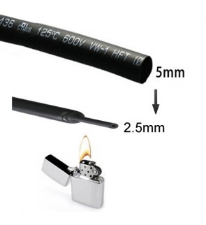 Heat-Shrink Tubing 5.0mm / Length 1 meter
