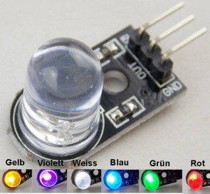 6 x 10mm LED-Breakout with Enable-Input - Set