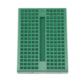 Lochraster-Steckplatine / Breadboard-170 / Grün