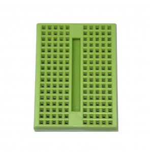 Lochraster-Steckplatine / Breadboard-170 / Hellgrün