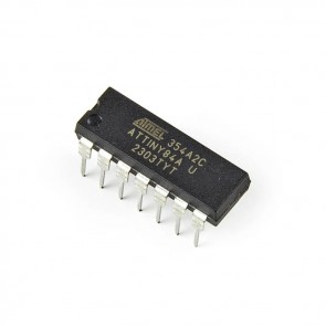Atmel AVR 14-Pin ATtiny Microcontroller IC - 8-Bit, 20MHz, 8KB (4K x 16) FLASH