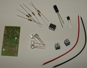 Dimmer / Flasher mit 4 LED LM358P Kit
