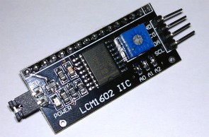 I2C-Backpack (PCF8574T) for 5V 1602-/2004-LCDs