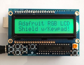 Adafruit RGB LCD I2C Shield Kit 16x2 Chars Display - Positive