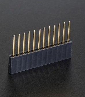 Feather Stacking Headers - 12-pin female headers