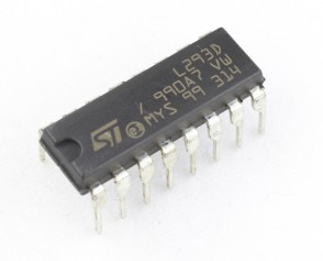 ST L293D Motor Driver (Push-Pull 4-Channel Driver with Diodes)